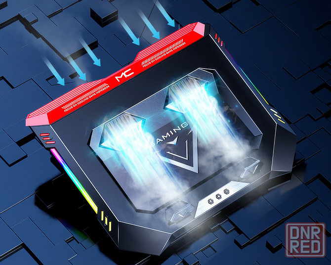 Охлаждающая подставка для ноутбука с RGB-подсветкой Донецк - изображение 2