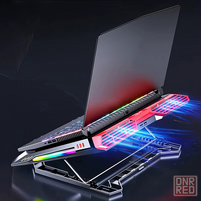 Охлаждающая подставка для ноутбука с RGB-подсветкой Донецк - изображение 3