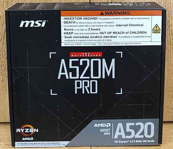 Материнская плата MSI A520M PRO (sAM4, AMD A520) Донецк