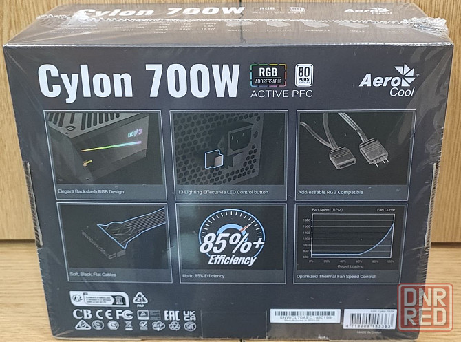 Блок питания Aerocool CYLON 700 700W 80 Plus (CYLON 700) Донецк - изображение 2
