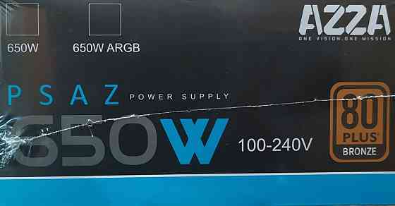 Блок питания AZZA PSAZ-650 650W 80 Plus Bronze (PSAZ-650) Донецк