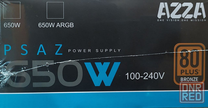 Блок питания AZZA PSAZ-650 650W 80 Plus Bronze (PSAZ-650) Донецк - изображение 3