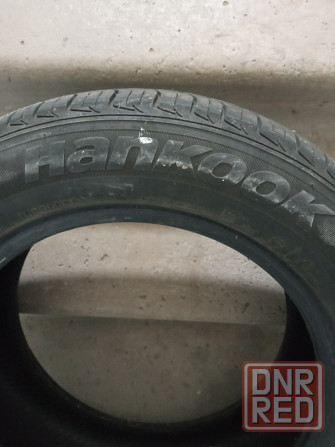 продам летнюю резину б/у ханкок на легковое авто 195х60 r15, 1 шт Макеевка - изображение 1