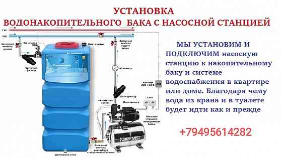 Установка накопительных баков Макеевка