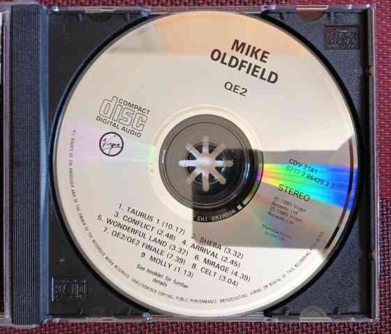 Фирменный CD: Mike Oldfield (1980) QE2 Макеевка
