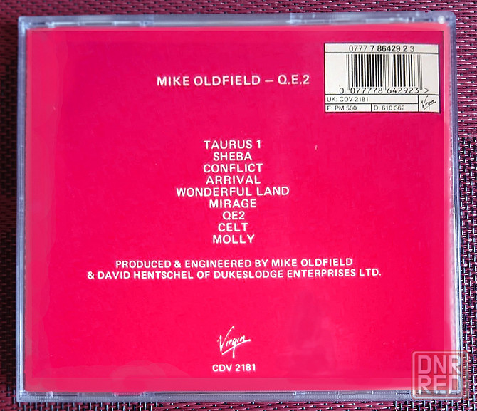 Фирменный CD: Mike Oldfield (1980) QE2 Макеевка - изображение 4