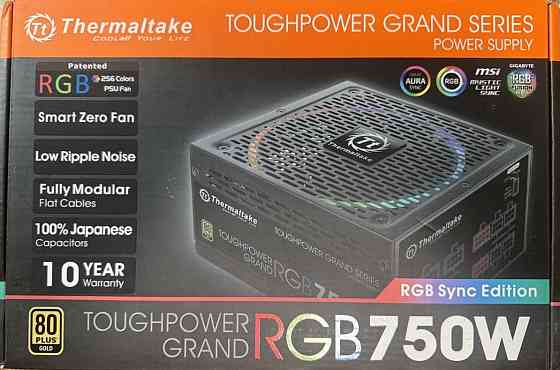 Thermaltake Блок питания компьютера 750W RGB 80 plus Gold Донецк