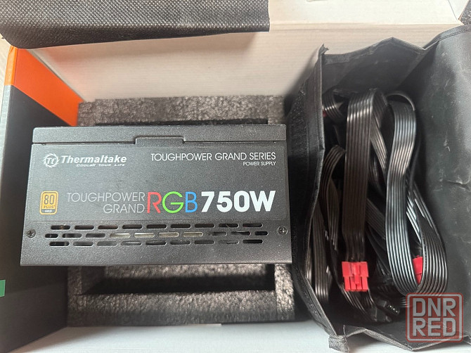 Thermaltake Блок питания компьютера 750W RGB 80 plus Gold Донецк - изображение 5