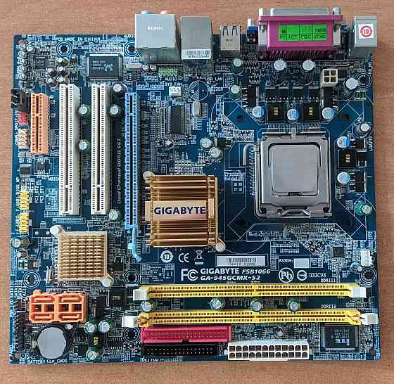 Материнская плата GA-945GCMX-S2 + E5300 Донецк