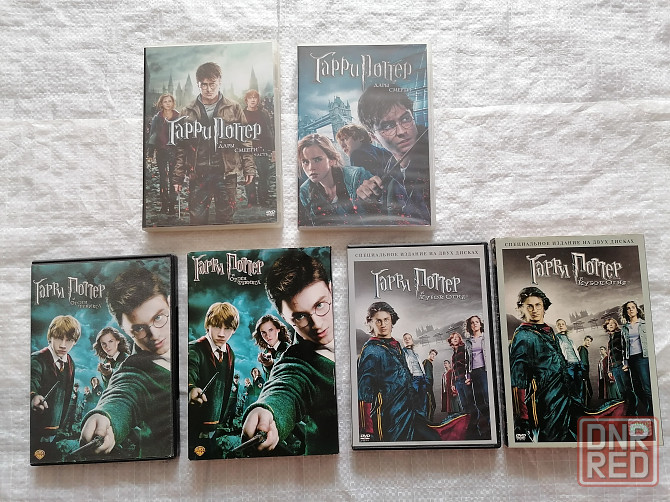 DVD 4 шт. Гарри Поттер 3 части. Лицензия. Стаханов - изображение 1
