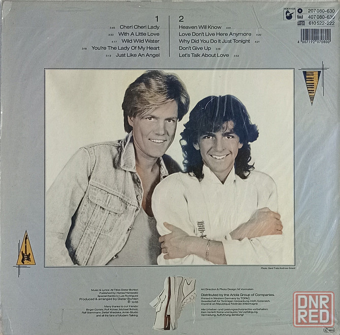 Виниловая пластинка LP "Modern Talking"-"Let's Talk About Love" Донецк - изображение 2