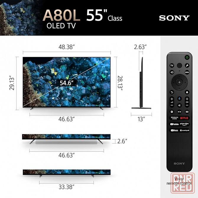 Телевизор Sony 55A80L Донецк - изображение 2