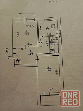 Продам просторную 2 ком.кв 63 м2, в центре , проспект Театральный пересечение 50 летия ссср Донецк - изображение 8