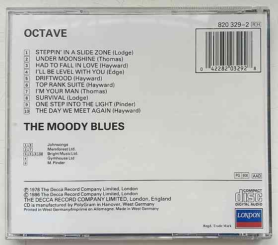 Фирменный CD: Moody Blues (1978) Octave Макеевка