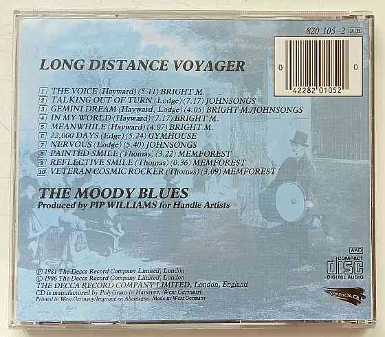 Фирменный CD: Moody Blues (1981) The Long Distance Voyager Макеевка