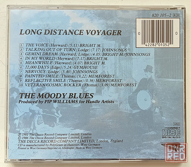 Фирменный CD: Moody Blues (1981) The Long Distance Voyager Макеевка - изображение 4