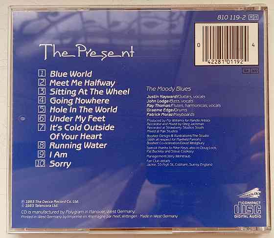 Фирменный CD: Moody Blues (1983) The Present Макеевка