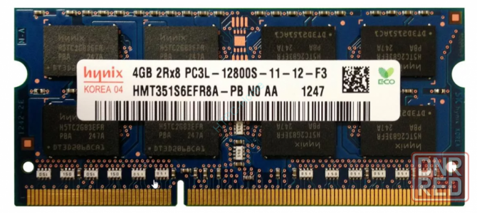 Оперативная память 4Gb Hynix HMT351S6EFR8A-PB DDR3L 1600 SO-DIMM 16chip Донецк - изображение 1