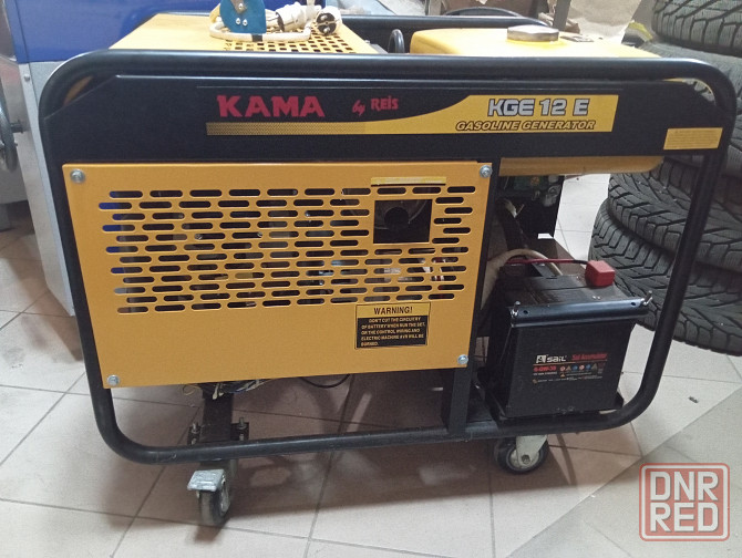 Бензиновый генератор Kama KGE 12 E Донецк - изображение 1