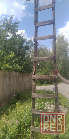 Лестница деревянная 4 метра. Донецк - изображение 2