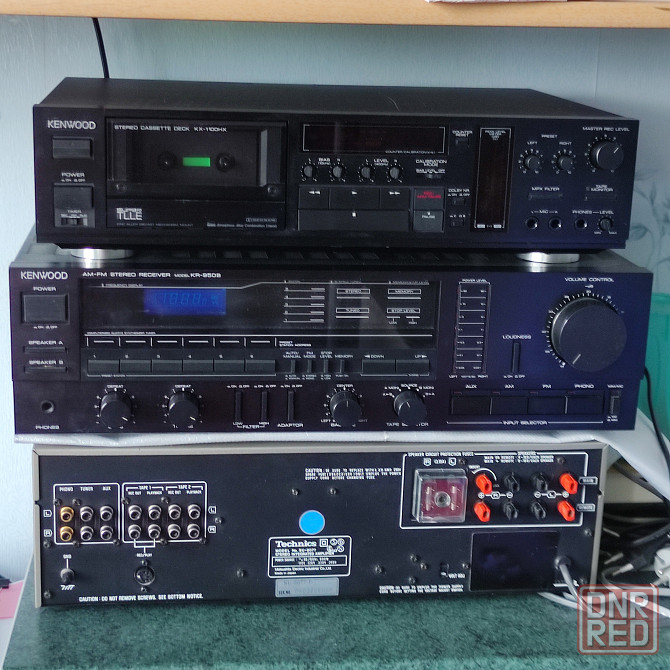 Продается ресивер Kenwood KR-9508, кассетная дека Kenwood KX-1100HX Донецк - изображение 1