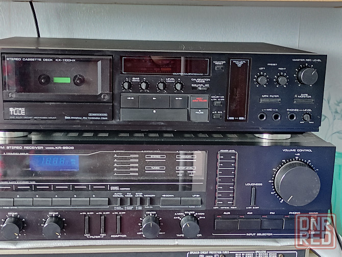 Продается ресивер Kenwood KR-9508, кассетная дека Kenwood KX-1100HX Донецк - изображение 2