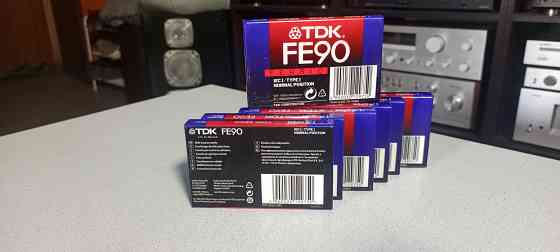 Новые запечатанные аудиокассеты TDK-FE90 Ferric -Type-I. Донецк