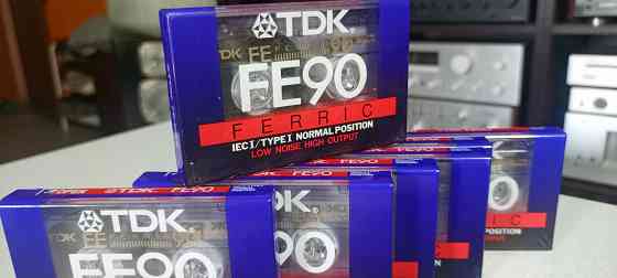 Новые запечатанные аудиокассеты TDK-FE90 Ferric -Type-I. Донецк