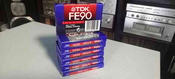 Новые запечатанные аудиокассеты TDK-FE90 Ferric -Type-I. Донецк