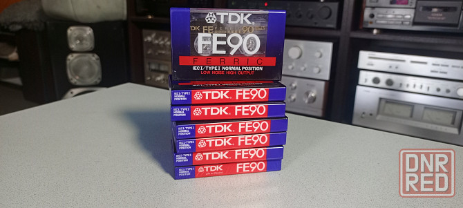 Новые запечатанные аудиокассеты TDK-FE90 Ferric -Type-I. Донецк - изображение 4