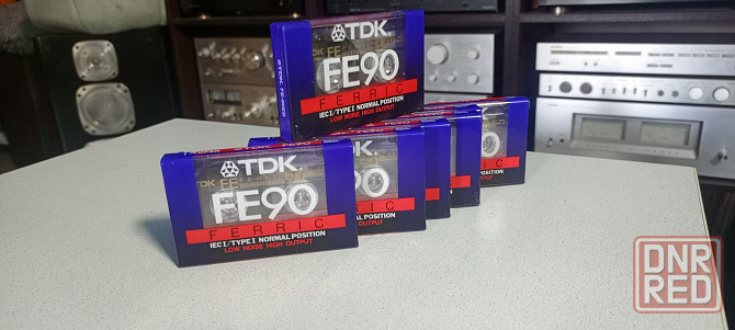 Новые запечатанные аудиокассеты TDK-FE90 Ferric -Type-I. Донецк - изображение 3
