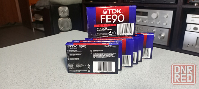 Новые запечатанные аудиокассеты TDK-FE90 Ferric -Type-I. Донецк - изображение 2
