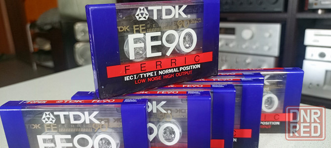 Новые запечатанные аудиокассеты TDK-FE90 Ferric -Type-I. Донецк - изображение 1