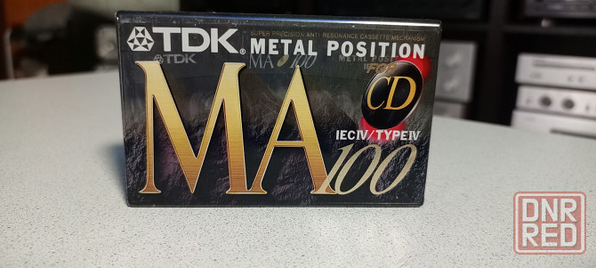 Новая запечатанная аудиокассета TDK-MA100 -Type-IV Донецк - изображение 1