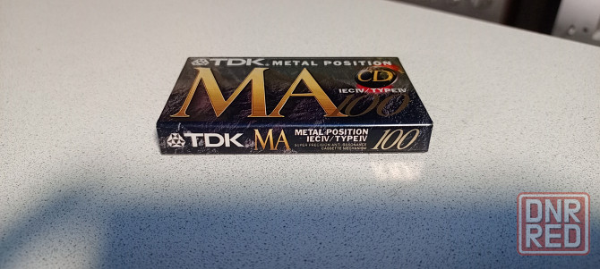 Новая запечатанная аудиокассета TDK-MA100 -Type-IV Донецк - изображение 3