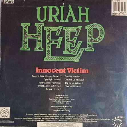Виниловая пластинка LP "Uriah Heep"-"Innocent Victim" Донецк
