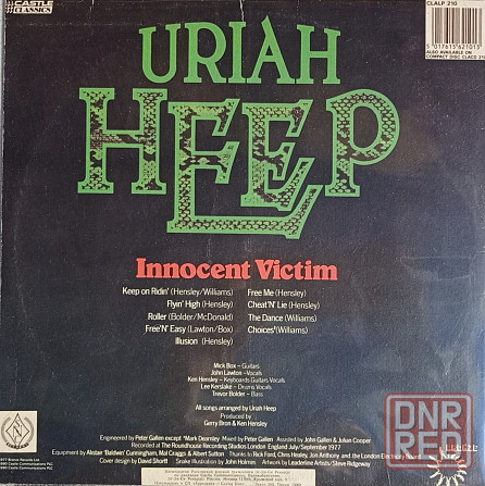Виниловая пластинка LP "Uriah Heep"-"Innocent Victim" Донецк - изображение 2