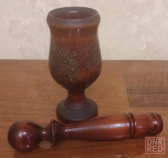 ступка и пестик деревянные Донецк - изображение 1
