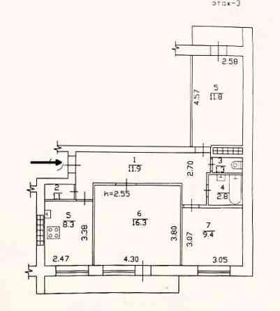 Продажа 3 комн.кв., пр. Дзержинского Донецк