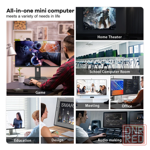 Мини-пк Beelink SER5 Pro, AMD Ryzen 7 5850U, 16 Gb DDR4, SSD 500Gb, Windows 11 Макеевка - изображение 7