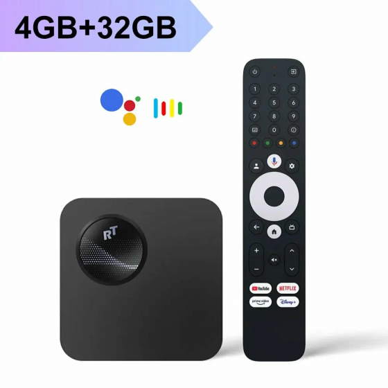 Смарт-тв приставка RockTek GX1 4ГБ/32ГБ Realtek1325 Google TV 12 Макеевка