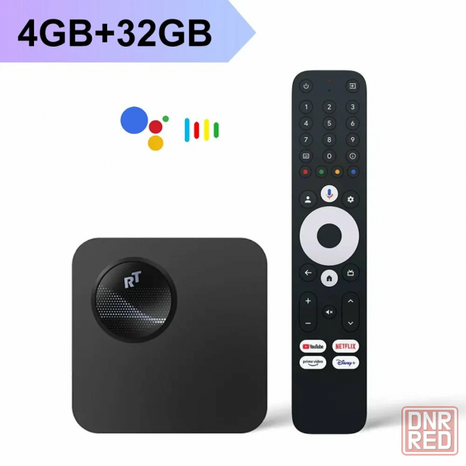 Смарт-тв приставка RockTek GX1 4ГБ/32ГБ Realtek1325 Google TV 12 Макеевка - изображение 2
