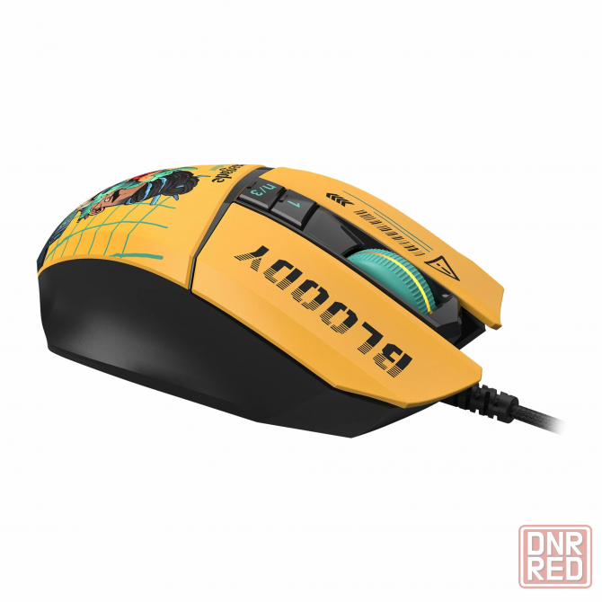 Игровая мышь A4Tech Bloody W63 Max Renegade (желтый), сенсор оптический 12000 dpi, 9 кнопок Макеевка - изображение 8