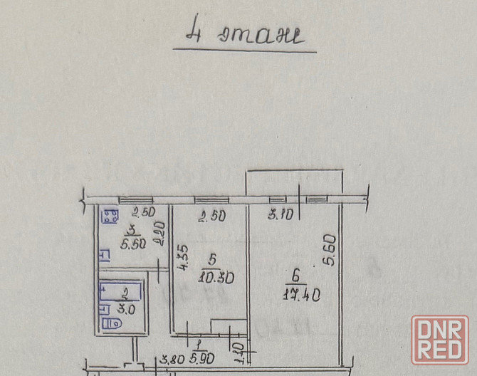 Продам 2-х комн. кв., 4/5 эт., 44 м.кв. - Макеевка, квартал Химик Макеевка - изображение 9