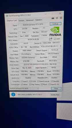 Видеокарта RTX 3070 Asus Tuf Gaming Донецк