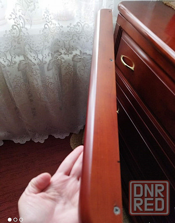 Большое зеркало в деревянной раме Макеевка - изображение 3