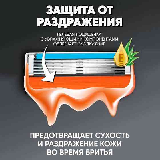 Лезвия для бритвы GILLETTE | Кассеты для бритья джилет | Оригинал Донецк