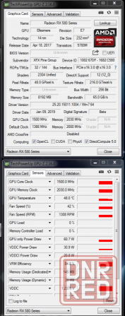 Видеокарта AMD RX 580 8gb Донецк - изображение 5