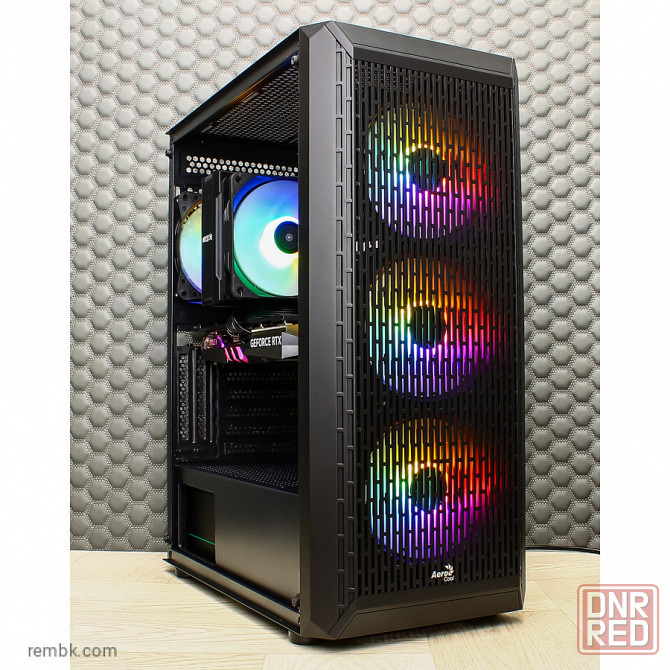 Игровой компьютер Byte-FragFury| Ryzen 7 5700X (8ядер/16потоков) | 750W | SSD NVme 1Tb | DDR4 32Gb | RTX 4060 Ti | Windows 11 Макеевка - изображение 1