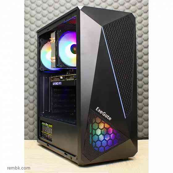 Игровой компьютер Byte-KillSwitch | Ryzen 5 4500 (6ядер/12потоков) | 600Вт | SSD 960ГБ | DDR4 16ГБ | GeForce RTX 3060 TI | Windows 11 Макеевка